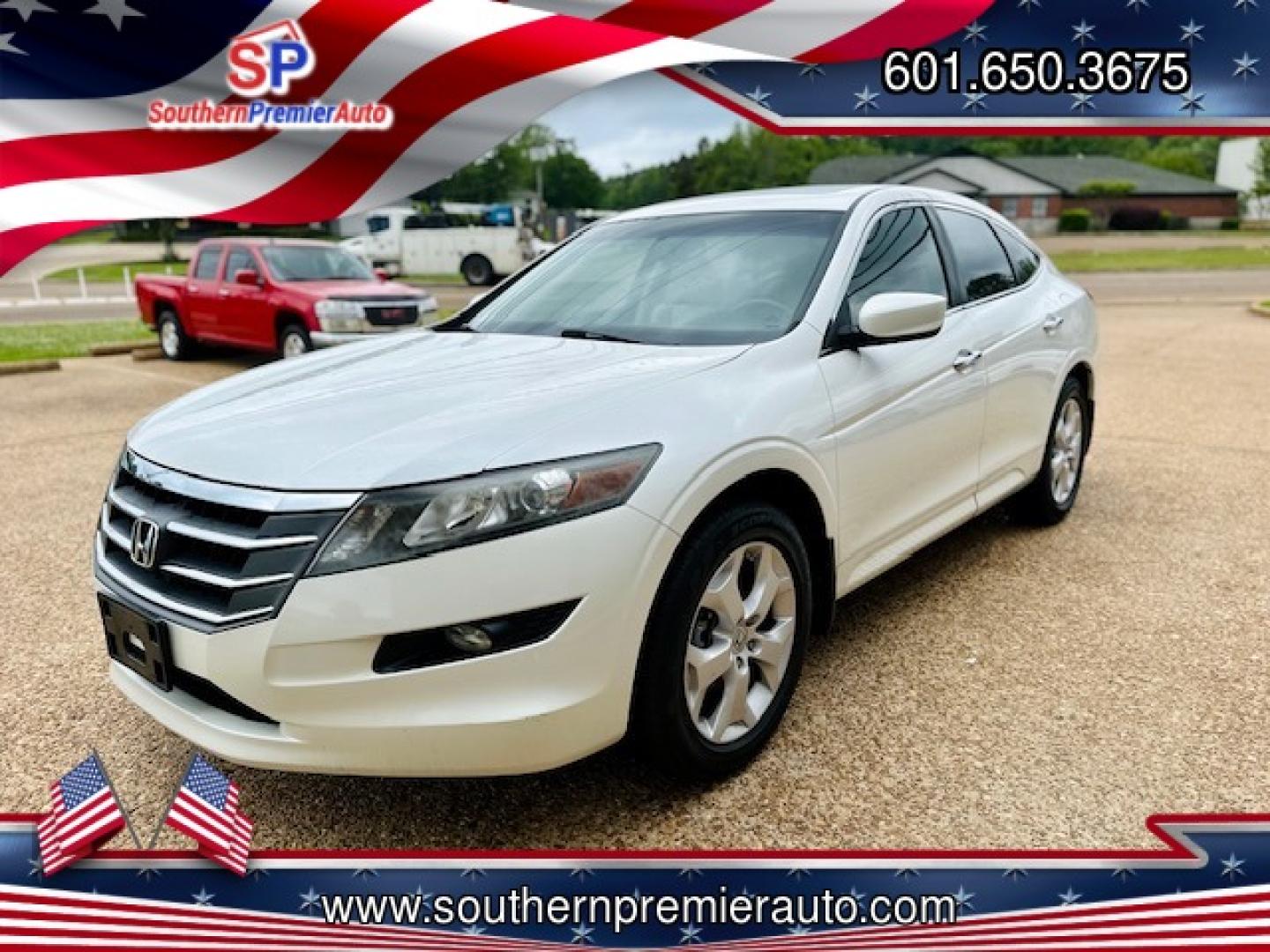 2012 WHITE HONDA CROSSTOUR EX-L (5J6TF1H52CL) , located at 922 W. Beacon St., Philadelphia, MS, 39350, (601) 650-3675, 32.770447, -89.127151 - Photo#2